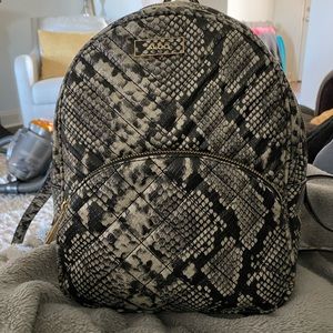 Aldo Snake Print Backpack Purse